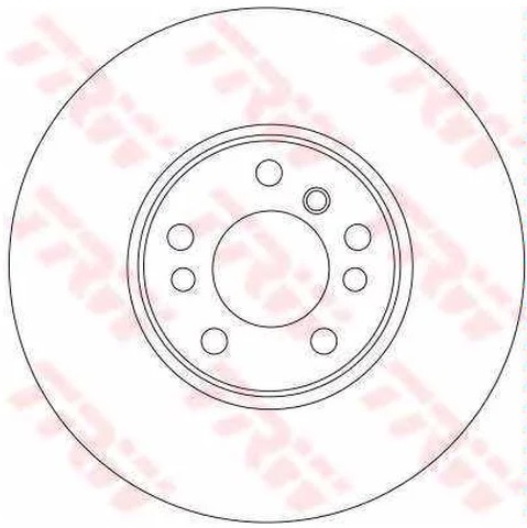 Тормозной диск задний Renault Fluence, GRAND SCENIC, Scenic TRW DF6203BS, D=274 мм