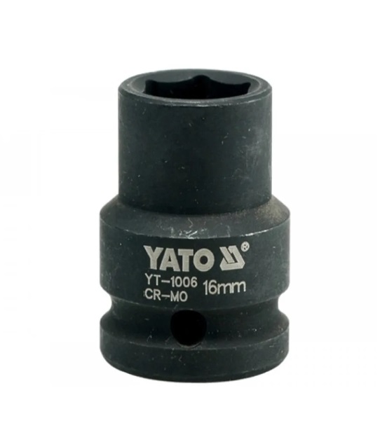 Головка ударная YATO YT1006 (6-гранная, 1/2, 16 мм)