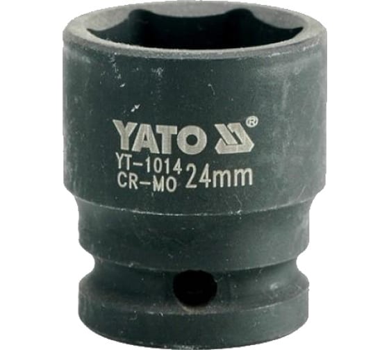 Головка торцевая ударная 6-гранная YATO YT1014 (24 мм, 1/2)