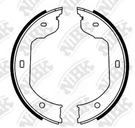 Колодки тормозные барабанные VW Transporter, Touareg NiBK FN0589