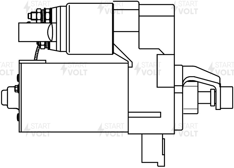 Стартер для VAG A6 2.8FSI 1.7 кВт Startvolt LST 1861