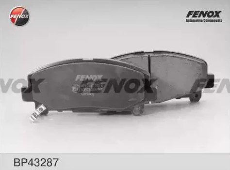 Колодки тормозные, дисковые передние HONDA ACCORD Fenox BP43287