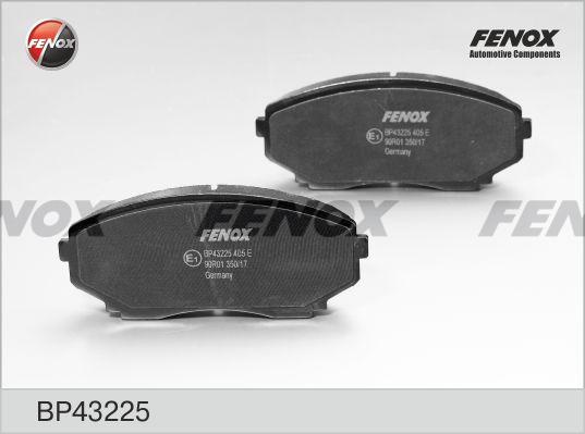 Колодки тормозные, дисковые передние MAZDA CX-7, CX-9 Fenox BP43225