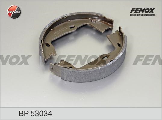 Колодки тормозные, барабанные OPEL ASTRA F Fenox BP53034