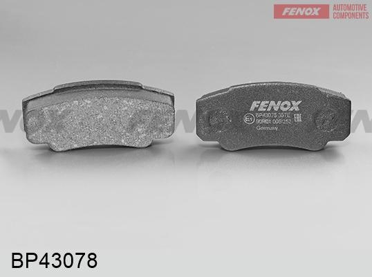 Колодки тормозные, дисковые задние FIAT DUCATO Fenox BP43078