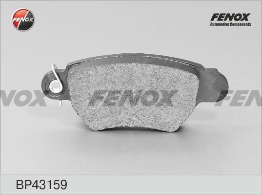 Колодки тормозные, дисковые задние OPEL ASTRA G Fenox BP43159