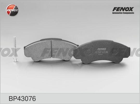 Колодки тормозные, дисковые передние FIAT DUCATO Fenox BP43076