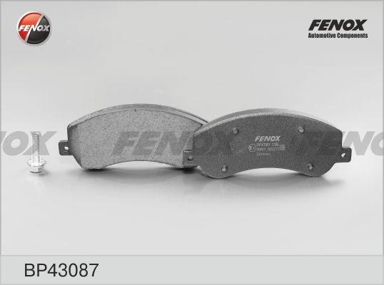 Колодки тормозные, дисковые передние FORD TRANSIT Fenox BP43087