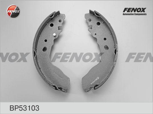 Колодки тормозные, барабанные HONDA Accord Fenox BP53103