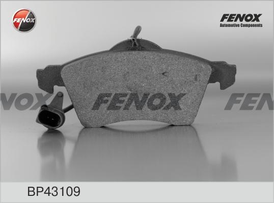 Колодки тормозные, дисковые передние VOLKSWAGEN Transporter Fenox BP43109