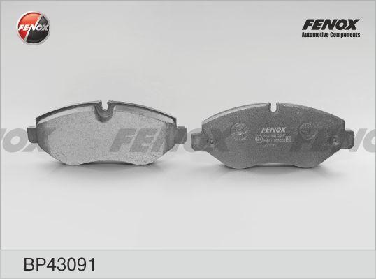 Колодки тормозные, дисковые передние CITROEN Xsara Fenox BP43091