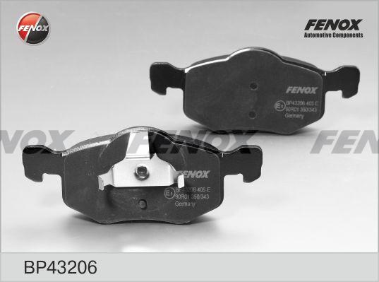 Колодки тормозные, дисковые передние FORD Maverick Fenox BP43206