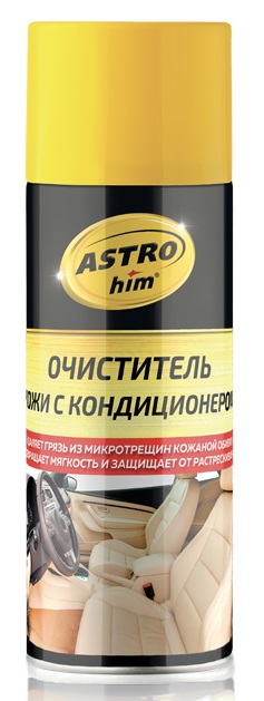 Очиститель кожи Astrohim AC-8555, с кондиционером, 520 мл