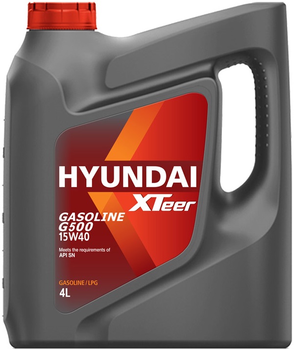 Масло моторное синтетическое Hyundai XTeer 1041043, Gasoline G500, 15W-40, 4 л