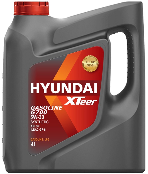Масло моторное синтетическое Hyundai XTeer 1051135, Gasoline G700, 5W-30, 5 л