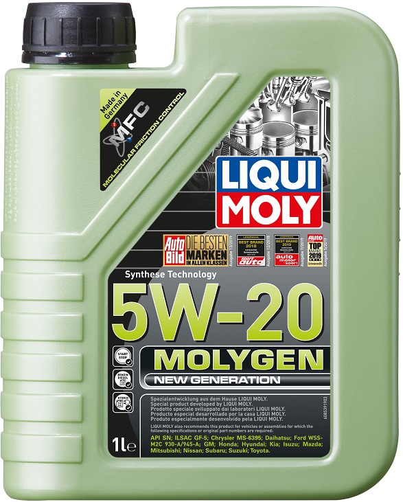 Масло моторное синтетическое Liqui Moly 8539 Molygen New Generation, 5W-20, 1 л
