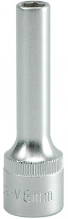 Головка торцевая глубокая YATO YT-1221, 8 мм, 1/2, CrV
