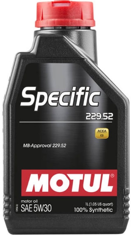 Масло моторное синтетическое Motul 104844, Specific 229.52, 5W-30, 1 л 