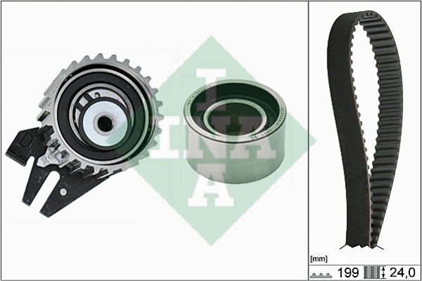 Комплект ремня ГРМ ALFA ROMEO 159 Ina 530 0625 10