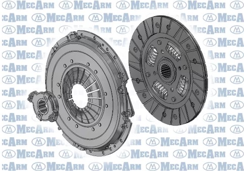 Комплект сцепления с выжимным подшипником AUDI A4 Mecarm MK9619