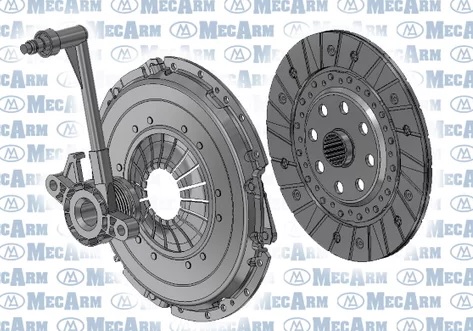 Комплект сцепления с выжимным подшипником AUDI A3 Mecarm MK10030