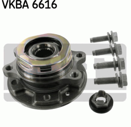 Комплект подшипника ступицы колеса RENAULT Laguna SKF VKBA 6616