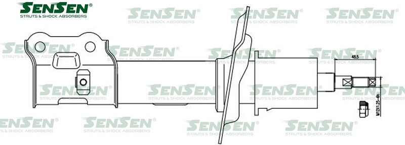 Амортизатор передний Sensen 4214-1320 Hyundai ix35