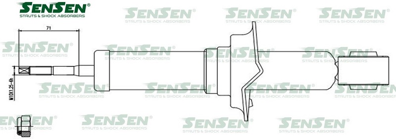 Амортизатор задний Sensen 3214-0093 HONDA CR-V 