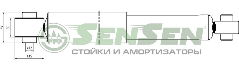 Амортизатор задний Sensen 1213-0291 OPEL ZAFIRA