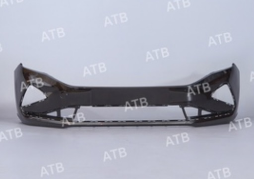 Бампер передний Volkswagen Polo 6 2020-2023, Черный (Deep), ATB 1AWP6T01AF2T