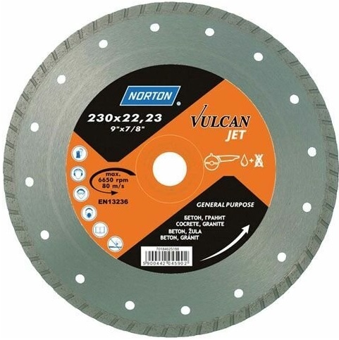 Круг алмазный VULCAN JET NORTON 70184625185, 115х22 мм
