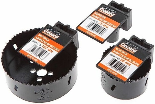 Коронка биметаллическая GEPARD GP2510-54, 54 мм