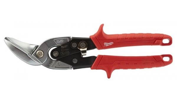 Ножницы для резки металла (левый рез - красный) MILWAUKEE 48224512 (260 мм)