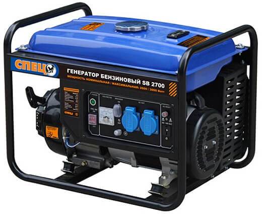 Бензиновый генератор СПЕЦ SB-2700
