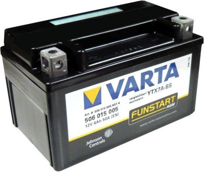 Аккумуляторная батарея VARTA Funstart AGM 506 015 005 A51 4 (12В, 6А/ч)