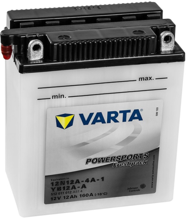 Аккумуляторная батарея VARTA Funstart FreshPack 512 011 012 A51 4 (12В, 12А/ч)