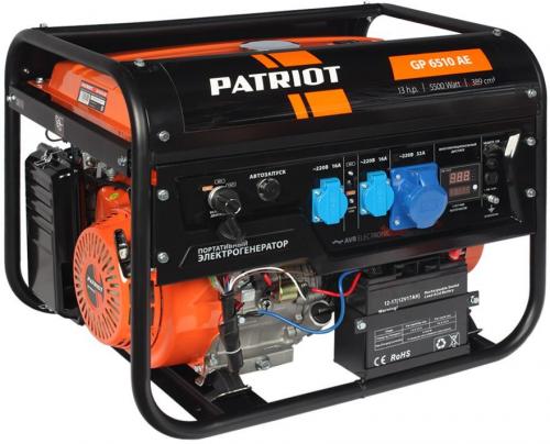 Бензиновый генератор PATRIOT GP 6510AE 474101580