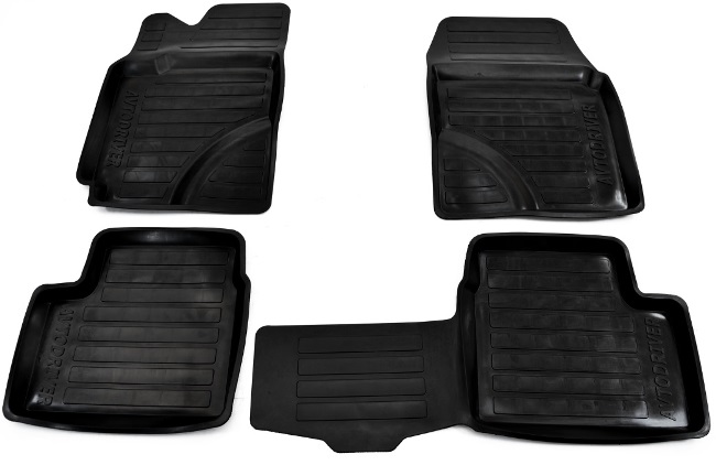 Коврики резиновые Avtodriver для салона Toyota Corolla E120 2001-2006