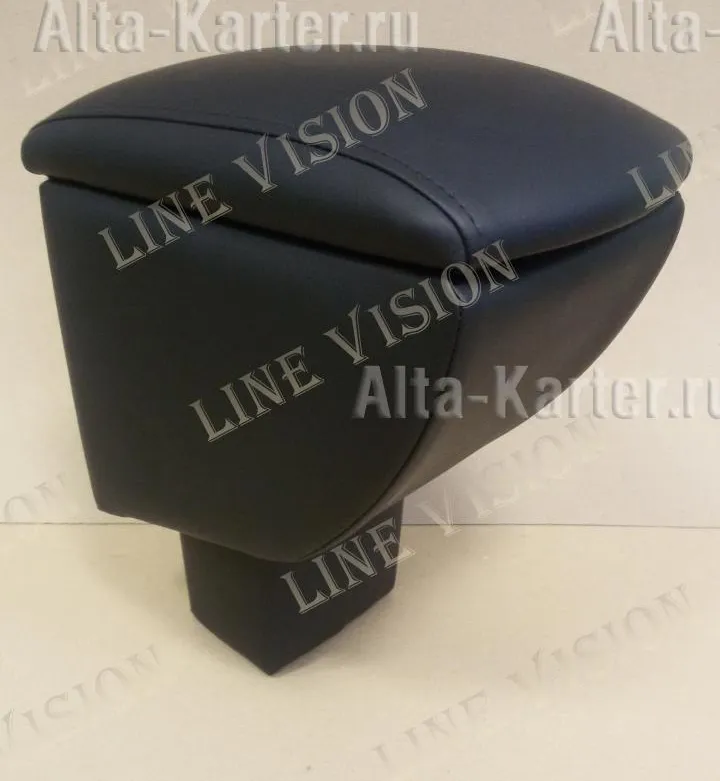 Подлокотник Line-Vision с боксом для Hyundai Solaris I 2010-2017 СЕРЫЙ
