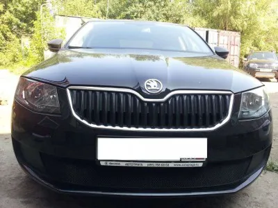 Защита Shelby для радиатора Skoda Octavia A7 2013-2020