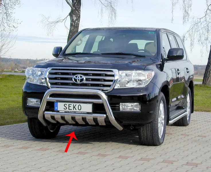 Защита Seko передняя, нижняя d 60 мм для Toyota Land Cruiser 200 2012-2015