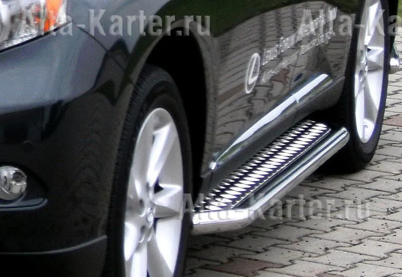 Пороги Seko с листом d60 мм для Lexus RX 270/350/450h 2012-2020