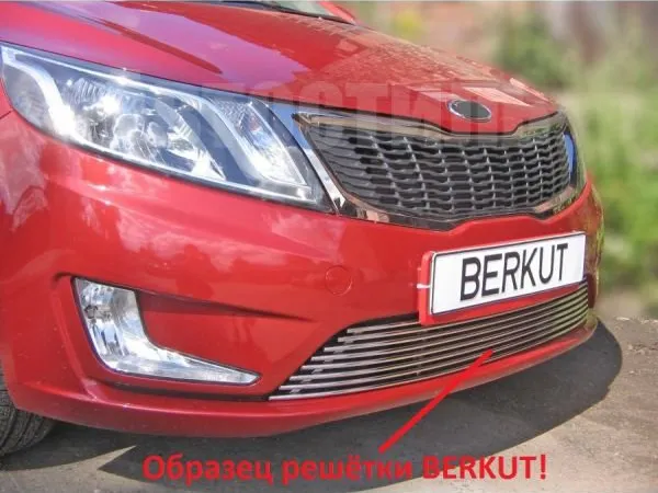 Накладка на решётку бампера Berkut d10 для Renault Kangoo 2008-2013