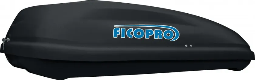 Автомобильный бокс FicoPro черный/черный матовый (400 л, 145х95х45 см)