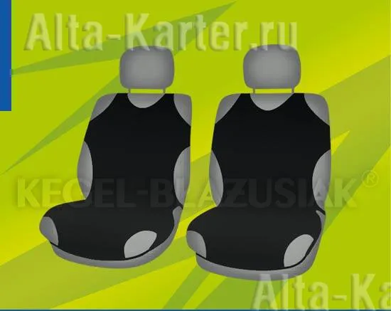 Чехлы-майки универсальные PSV Kegel на передние сидения, цвет Черный