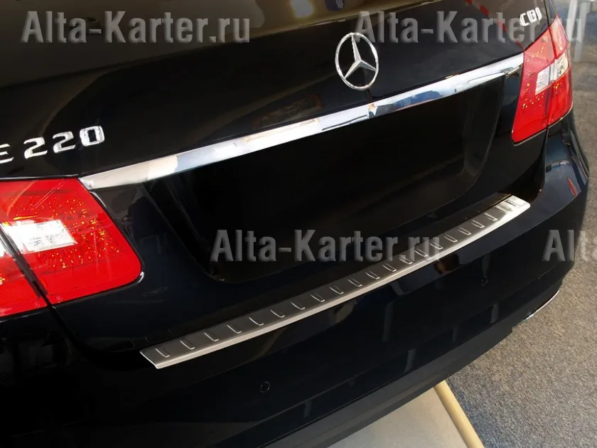 Накладка Avisa на задний бампер для Mercedes-Benz E-Класс W212 седан 2009-2013
