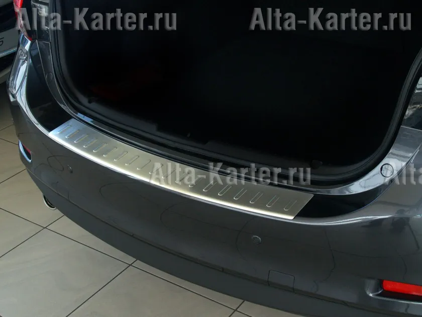 Накладка Avisa на задний бампер для Mazda 6 III седан 2012-2020