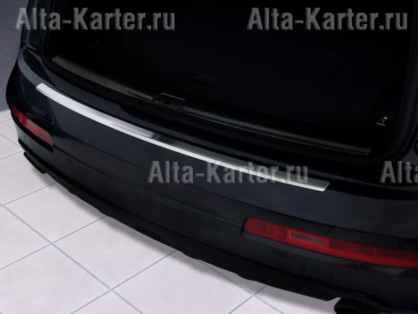 Накладка Avisa на задний бампер для Audi Q7 I 2006-2014