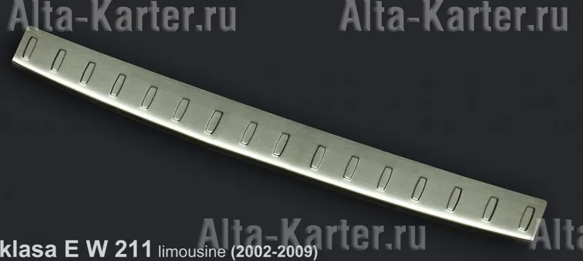 Накладка Avisa на задний бампер для Mercedes-Benz E-Класс W11 2002-2009