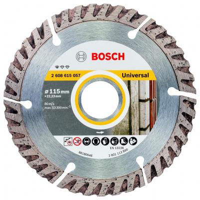 BOSCH 2608615057 Алмазный диск Stf Universal115-22,23